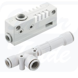 [ZH07DSA-06-06-06] ZH-A, Generator podciśnienia jednostopniowy, z tłumikiem dźwięków wypływu w obudowie / z ujętym upustem do at