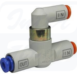 [VR1211F-07] VR12*1F, Zawór I (koniunkcji) z przyłączami wtykowymi