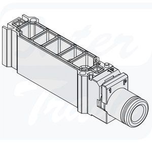 [JSY11M-38-1A-C4] JSY, Moduł indywidualnego zasilania/odpowietrzania, płyta aluminiowa